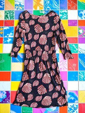 LILLY PULITZER Seashell Purple Pink Cotton Dress Size XS